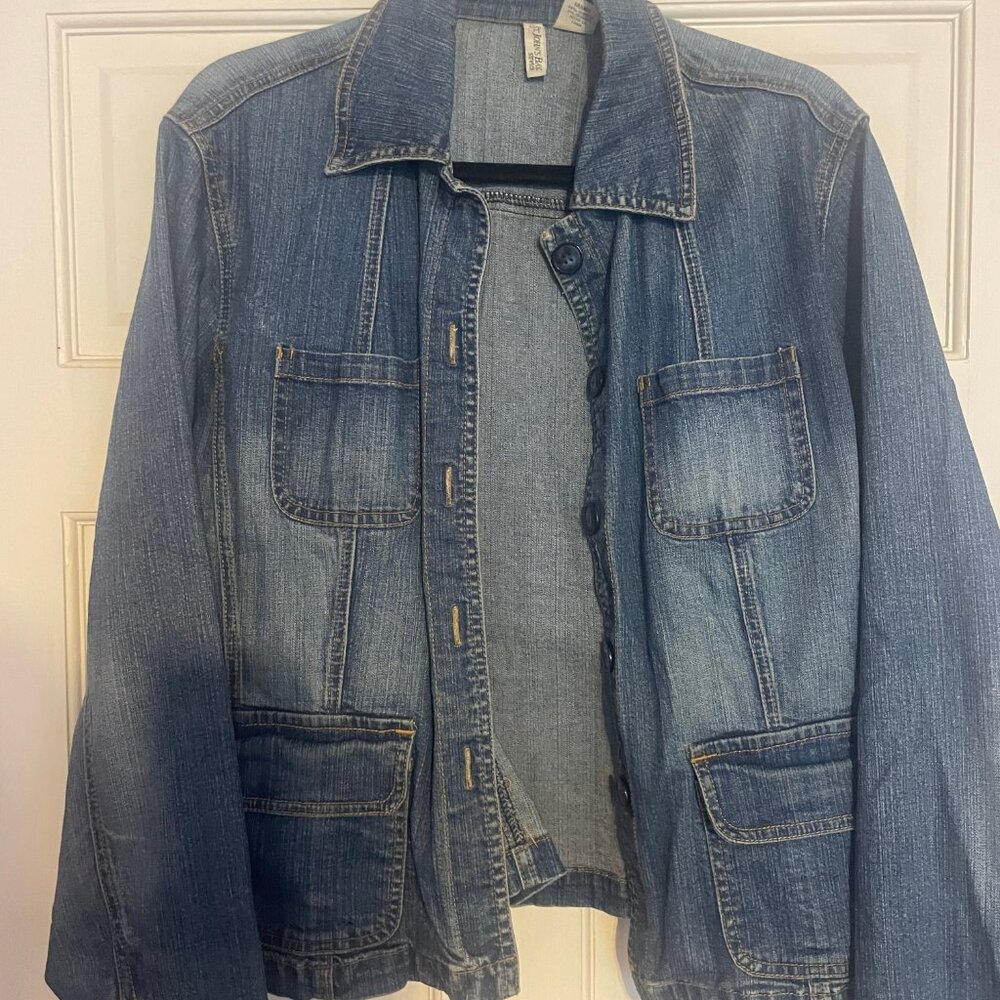 St. John's Bay Jean Jacket (Large).